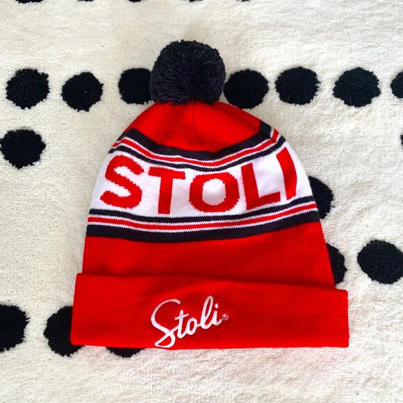 Stoli Vodka Pom Beanie Knit Toque - Picture 1 of 6